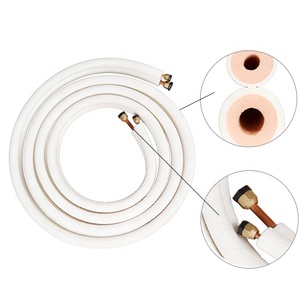 Tuyau de cuivre pré-isolé pour climatiseur de 20 m, paire de tuyaux en cuivre - Product Image 2