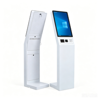 Kiosque de paiement TouchWo Android 11, terminal de point de vente en libre-service de 17 pouces, design sur pied, résolution 1920x1080, SDK activé, 128 Go