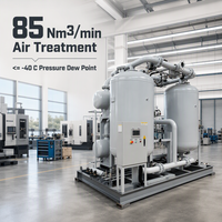 Sécheur d'air industriel à compression thermique régénérative de 3 000 CFM, à faible perte d'air (1-3%), refroidi par eau, pour air comprimé