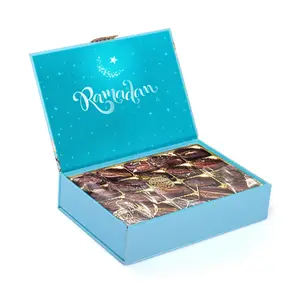 Luxury Custom Order Fancy Paper Diwali Sweet Gift Boxes Candy Packaging Eid Mubarak Indian Box Free OEM