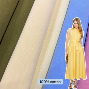 Tissu popeline 100% coton de qualité supérieure, tissé haute densité pour chemises, robes et chemisiers - Product Image 3