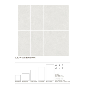 Azulejos de Porcelana con Textura Mate Rústica Replicada Personalizada para Toda la Casa, Azulejos de Piso de Mármol de la Serie <span class=keywords><strong>Cretan</strong></span> para Sala de Estar de Villas de Lujo - Product Image 3