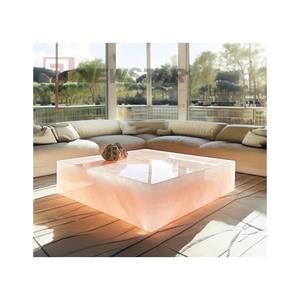 Newstar Custom Natural Modern Luxury Stone <strong>Table</strong> Furniture Onyx Elegant <strong>Coffee</strong> Marble Stone Jade <strong>Table</strong> - Product Image 6