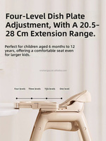 Chaise haute pour bébé Vsuch, réglable en hauteur, siège d'alimentation pour nourrissons, plateau attrape-aliments, boîte de rangement pour une utilisation quotidienne à la maison