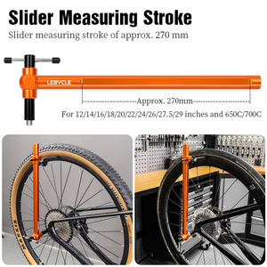 Lebicycle xe đạp Derailleur móc Đo Đo lường Quy Tắc móc áo liên kết đo công cụ chỉnh sửa - Product Image 5