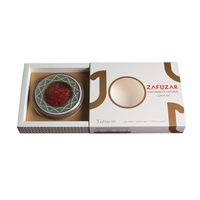 Boîte d'emballage cadeau en pot de safran Kesar d'épices de luxe personnalisée Boîte d'emballage en bouteille de safran Safran Zafran pour safran de Super Negin