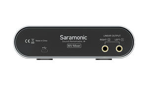 Saramonic mv-mixer double canal professionnel USB, Interface Audio, studio <span class=keywords><strong>d</strong></span>'enregistrement pour l'écriture <span class=keywords><strong>de</strong></span> chansons, <span class=keywords><strong>instrument</strong></span> <span class=keywords><strong>de</strong></span> <span class=keywords><strong>musique</strong></span> en Streaming - Product Image 2