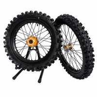 Ensemble de roues et pneus tout-terrain pour Surron Light Bee, pneu avant 70/100-19, pneu arrière 90/100-16, pneu de moto tout-terrain, ensemble de pneus à crampons profonds