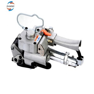 PP de plástico de PET Correa bandas herramienta semiautomática <span class=keywords><strong>flejadora</strong></span> máquina para la venta - Product Image 3