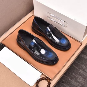 Chaussures en cuir véritable pour hommes de qualité supérieure, confortables, classiques, formelles, chaussures de créateur sur mesure - Product Image 2