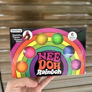 6-<b>Pack</b> NeeDoh Teenie Squishy TPR Stress Balls Soft Dough <b>Fidget</b> Sensory Toy Squeeze Toy - Product Image 1