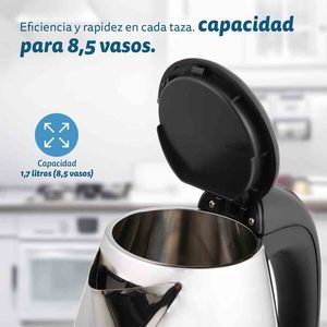 Bollitore elettrico Grunkel da 1,7 litri, 2000 W, in acciaio inossidabile, riscaldatore d'acqua a ebollizione rapida - Product Image 2