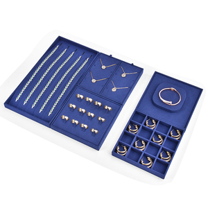 Présentoir à bijoux Jinsky plateaux à bijoux personnalisés pour présentoir de magasin organisateur de bijoux - Product Image 5
