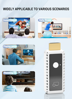 HOOMC Projecteur d'écran portable sans fil 1080P60Hz Adaptateur miroir sans fil HDMI pour IPHOME Android MAC OS Windows