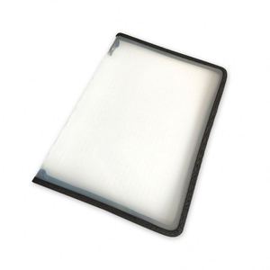 Sac de rangement pour documents A4 en PP transparent avec fermeture éclair, imprimé avec logo personnalisé, couleurs assorties, pour usage scolaire - Product Image 4