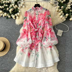 chinese dress ladies Postcards Lace Midi Dress main image 0