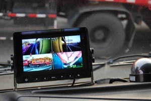 24V intérieur tableau de bord numérique Auto AHD 1080P TFT LCD écran partagé RGB caméra de recul aide à l'inversion 9 pouces voiture DVR moniteur - Product Image 3
