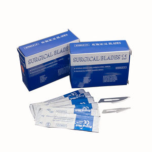 Escalpelos Cirúrgicos Descartáveis ORIENTMED com Lâminas de Aço Inoxidável/Aço Carbono em Vários Tamanhos # 10- # 26 Manípulos Estéreis Manuais Certificados CE - Product Image 5