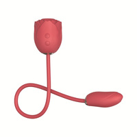 Juguetes Sexuales Rose, Copa de Succión Clitoriana, Vibrador con Lengua para Estimular el Punto G, Dildo con Movimiento de Empuje para Mujeres, Parejas y Masturbadores