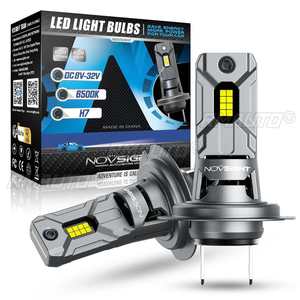 1 คู่ 6500K ไฟหน้ารถ LED หลอดไฟ H7 6000LM/คู่ไฟหน้า LED IP68 กันน้ำสำหรับการปรับเปลี่ยนไฟรถยนต์ - Product Image 1
