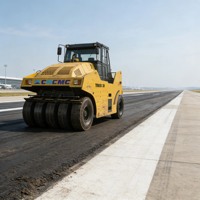 CNCMC Promotion TRW20-30 Compacteur routier pneumatique 20-30 tonnes, largeur de roulement 2790 mm, moteur Cummins 125 kW, 5+6 pneus, pour asphalte