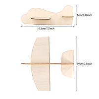 Kit de Modélisme d'Avion en Bois Non Peint à Faire Soi-Même pour Enfants, Fournitures d'Artisanat en Bois à Assembler et à Colorier pour la Maternelle, Vente en Gros