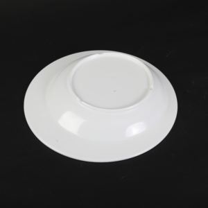 Assiette à pâtes en mélamine A5, blanche, à bord large, ronde, profonde, assiette à dessert occidentale, assiette à salade, assiette de service pour plats froids de restaurant - Product Image 5