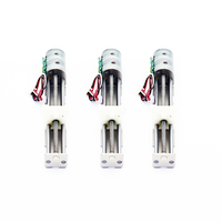 Moteur pas à pas linéaire miniature QQ NEMA 6 SM1545D 15BY 9V DC, micro-actuateur linéaire avec curseur en plastique et course de 70 mm
