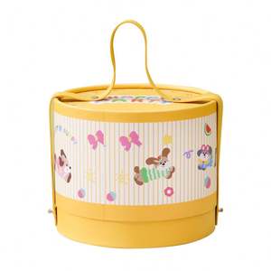 Caja de Regalo Sorpresa de Papel Recubierto de Alta Gama con Diseño de Animales de Dibujos Animados para el Día del Niño, Forma Redonda, Ecológica - Product Image 2