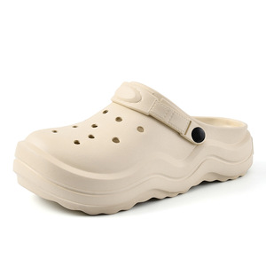 Guru Men's Platform <b>Clogs</b> Thick Sole 3.5Cm Height Increase EVA Outsole Breathable Non Slip Summer Beach Sandals - Product Image 5