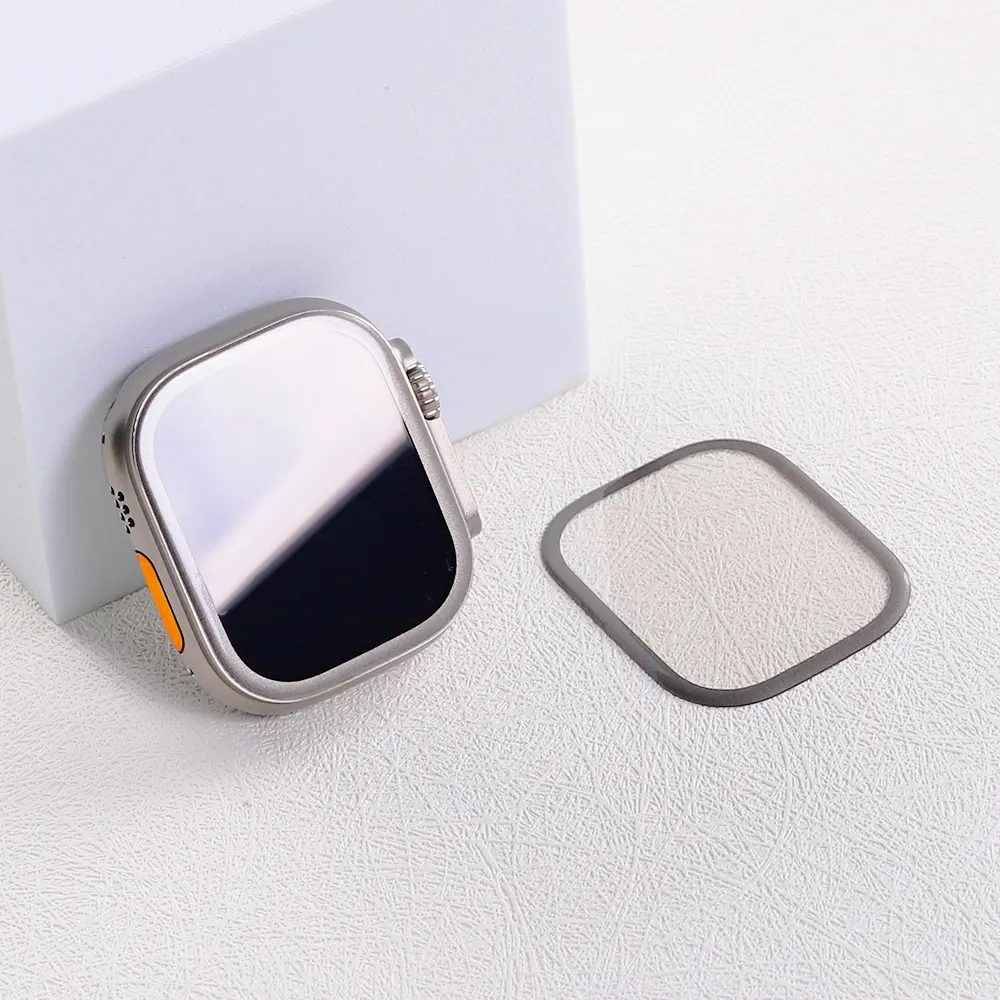 soft glass flexible tempered glass pmma watch screen protector for apple watch