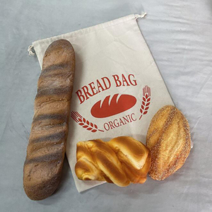 Sac de rangement réutilisable en coton Sacs en mousseline avec cordon de serrage Sacs en tissu biodégradable <span class=keywords><strong>pour</strong></span> barbe Pommes de terre Oignons Chaussures - Product Image 3