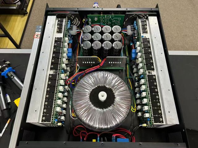 Class H Professional Audio Power Amplifier 2CH 1500W X2 High Power PA Amplifier for Live Sound Stage DJ KTV Rental OEM Factory