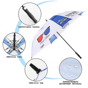 Square Golf <b>Umbrella</b> Vented Full Print Oversize OEM ODM Wholesale Windproof Large Golf <b>Umbrella</b> Promotional Golfer <b>Umbrella</b> - Product Image 3
