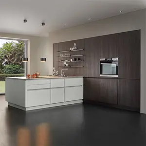 豪華なデザインモジュラーキッチン家具フルハウスカスタマイズ無料キッチンキャビネットデザイン