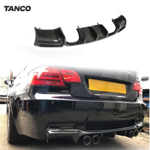 For BMW E92 E93 M3 V Style Carbon Fiber Rear Bumper Lip <strong>Diffuser</strong> - Product Image 1