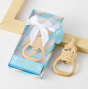 Cadeaux de retour de douche de bébé pour les fournitures d'invité ouvre-bouteille de mangeoire <span class=keywords><strong>c</strong></span>'<span class=keywords><strong>est</strong></span> un garçon fille fête faveur Souvenirs rose bleu - Product Image 5