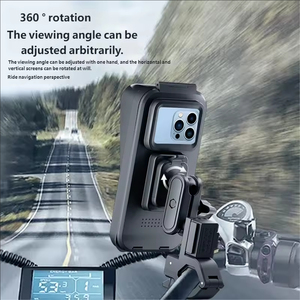 High Quality ABS Plastic Universal Phone <b>Holder</b> for Bicycles Motorcycles Waterproof Anti-Fog Outdoor Cycling Mobile Phone <b>Holder</b> - Product Image 4
