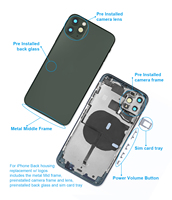 Carcasa para Teléfono Móvil STAROZON 100% Probada para iPhone 11 Pro Max con Piezas de Cable Flex ORI y Cubierta Trasera