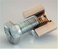 FH-Flight M2-M24/Customized Type 307 308 SUS303 Stainless Steel Self Tapping Fully Threaded Metric Thread Inserts Three Holes 6H