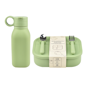 Hộp cơm trưa Bento không chứa BPA, cấp thực phẩm, kèm cốc nước thể thao, hộp đựng thức ăn di động dùng cho cắm trại - Product Image 6