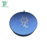 LOGO personnalisé imprimé tube rond bijoux boîte cadeau bracelet boucle d'oreille bague collier boîte à bijoux emballage