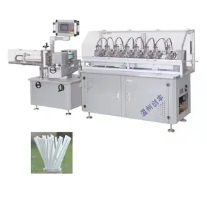 Özelleştirilmiş 9 bıçaklı kesme kağıt içecek kamışı yapma makinesi için küçük boyutlu pipet 2022
