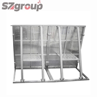 Barrière de sécurité modulaire anti-explosion en alliage d'aluminium de haute qualité, clôture pliante pour l'isolation du trafic, les concerts et les événements en plein air