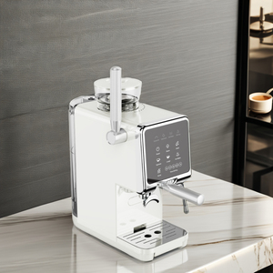 Machine à café expresso semi-automatique multifonctionnelle SANA en plastique avec double chaudière et pompe 20 bars pour usage domestique et hôtelier - Product Image 1