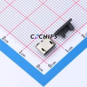 MICRO 180°LTZBH5.0 USB Connector SMD Connector ( Connector Type: Micro-B )( Protocol Standard: USB 2.0 )( Gender: Female ) - Product Image 1