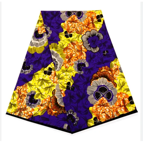 New Fashion Poplin Cotton Fabric Ankara Java and Hollandais Wax Print Fabric for Dress Woman Material