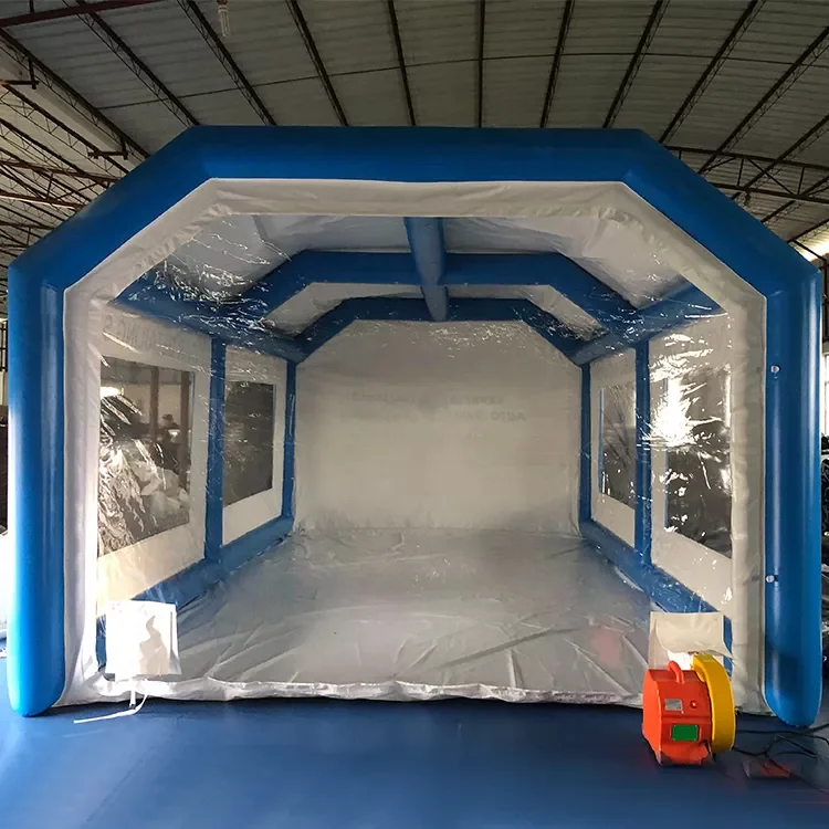 Портативная надувная гаражная палатка, детейлинг автомобиля, мастерская, водонепроницаемый Укрытие