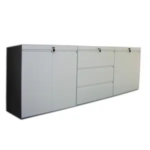 Slim Frame Metal Filing cabinet Colorful filing cabinet with code locker