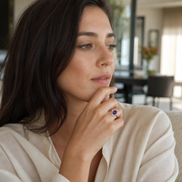 Bague en argent sterling 925 avec améthyste naturelle violette profonde, bijoux en gros pour femmes, cadeau de fête ou d'anniversaire